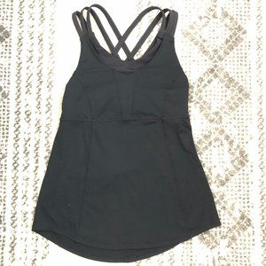Lululemon Criss Cross Back Tank w Built In Bra